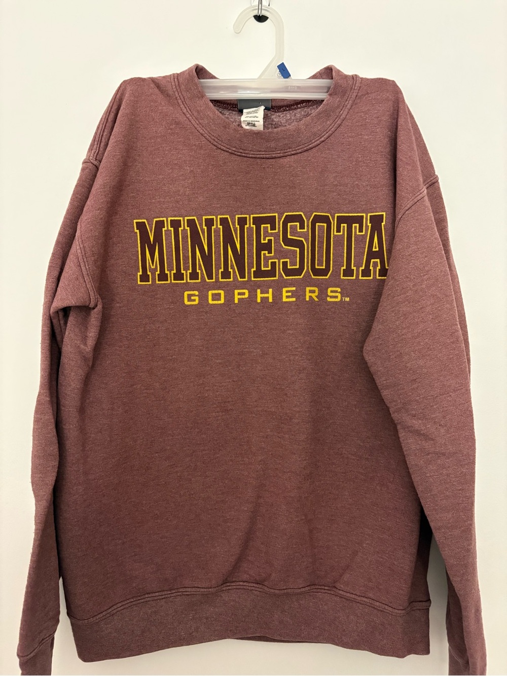 Minnesota Gophers Maroon Crewneck Sweatshirt Size S
